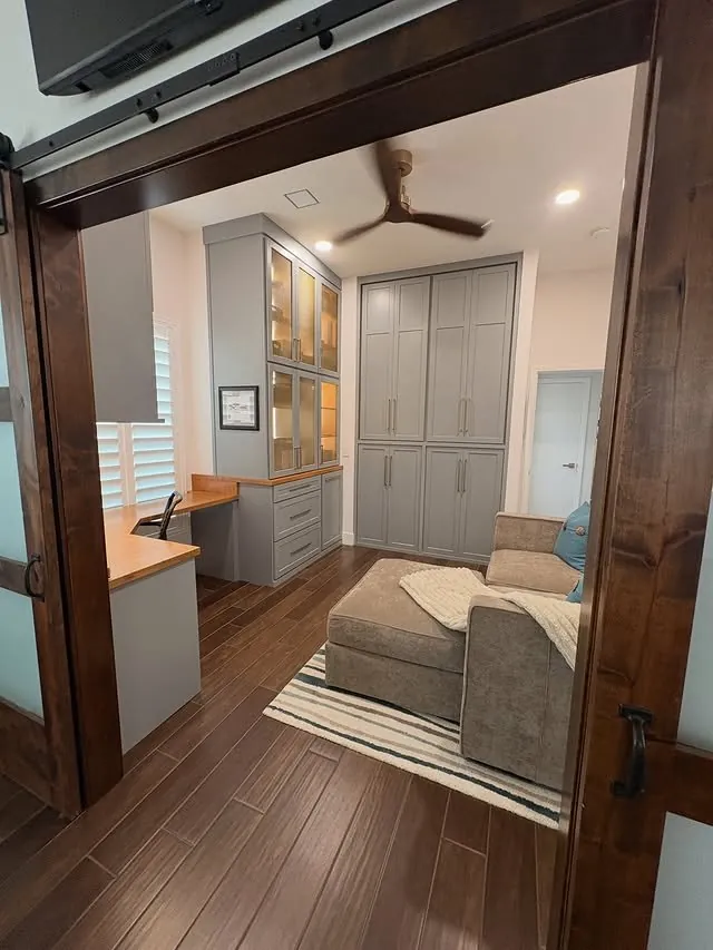 The office from the hallway